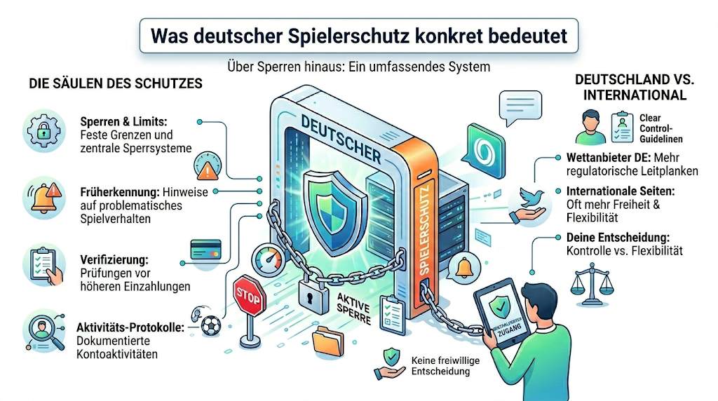 Was deutscher Spielerschutz konkret bedeutet
